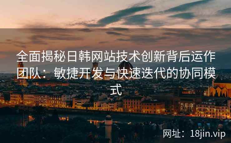 全面揭秘日韩网站技术创新背后运作团队：敏捷开发与快速迭代的协同模式